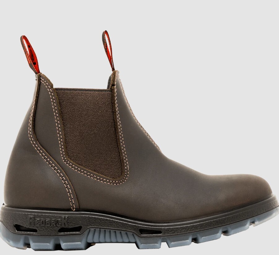 Redback NEVADA UNPU Great Barrier Elastic Sided Soft Toe Work Boots US Dispatch