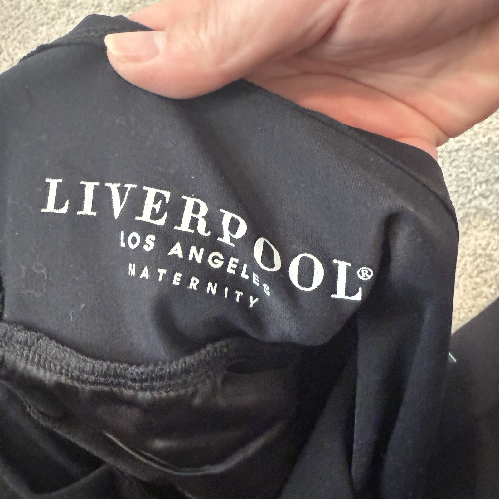 NWT Liverpool Maternity Brina The Straight Leg Trouser Pants Black 8 – 29
