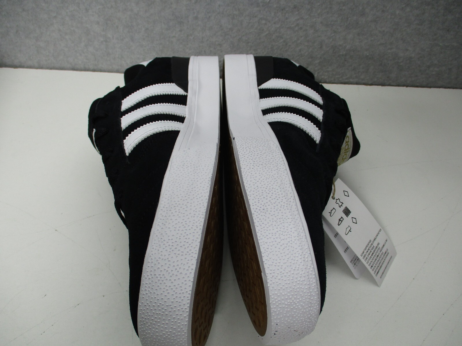 Adidas Busenitz Vulc II Skate Shoes Black White Suede Mens Sz 10.5
