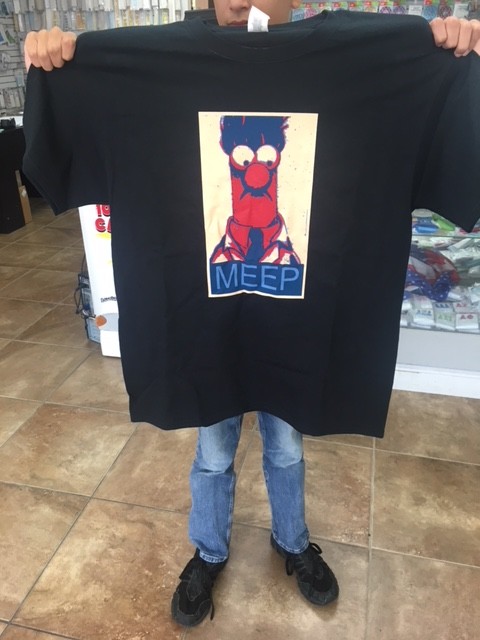 Beaker: Hope=Meep Muppets Election Obama Parody T Shirt