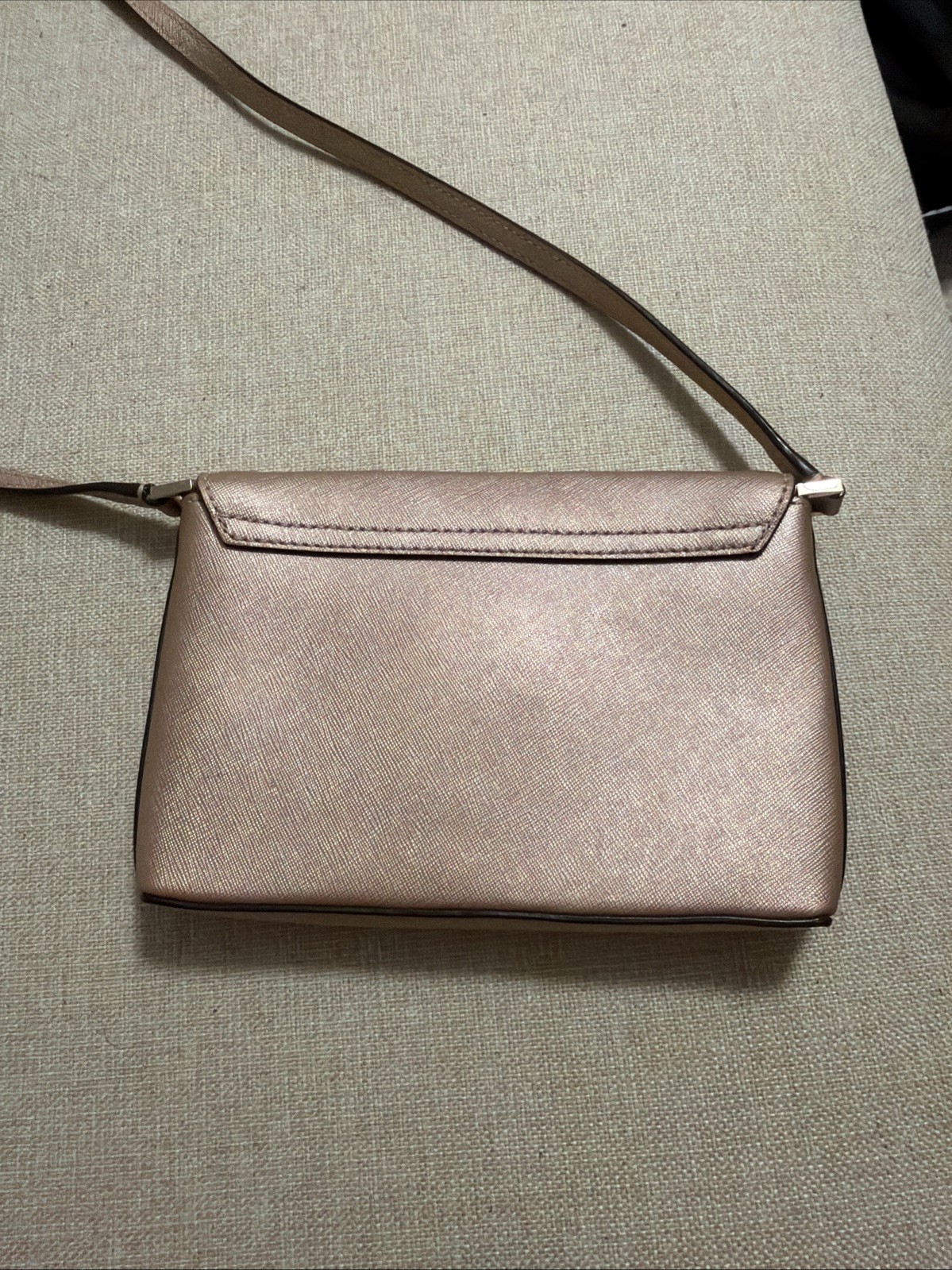 Kate Spade New York Newbury Lane Sally Crossbody Bag Metallic Rose Gold