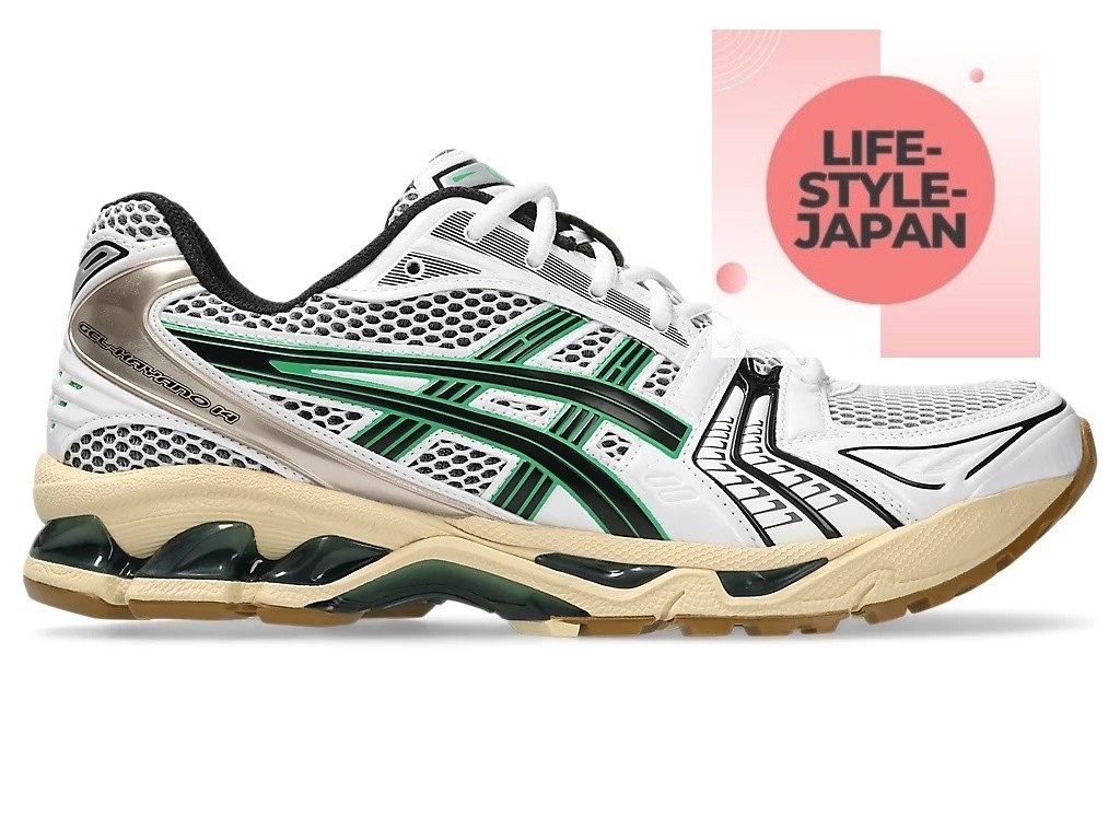 ASICS GEL-KAYANO 14 1203A740 103 White Hinoki Beige Unisex Men Running Shoes