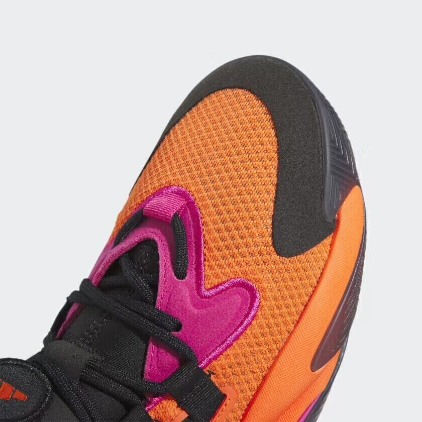 Adidas Basketball Shoes BYW Select Low Black Impact Orange 2023 Men’s 11.5- 8.5