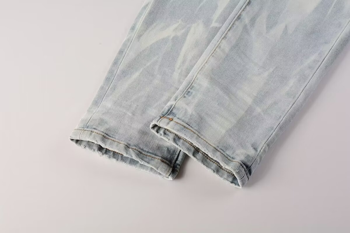 2026 Purple brand Men’s personalized fashion Leisure jeans