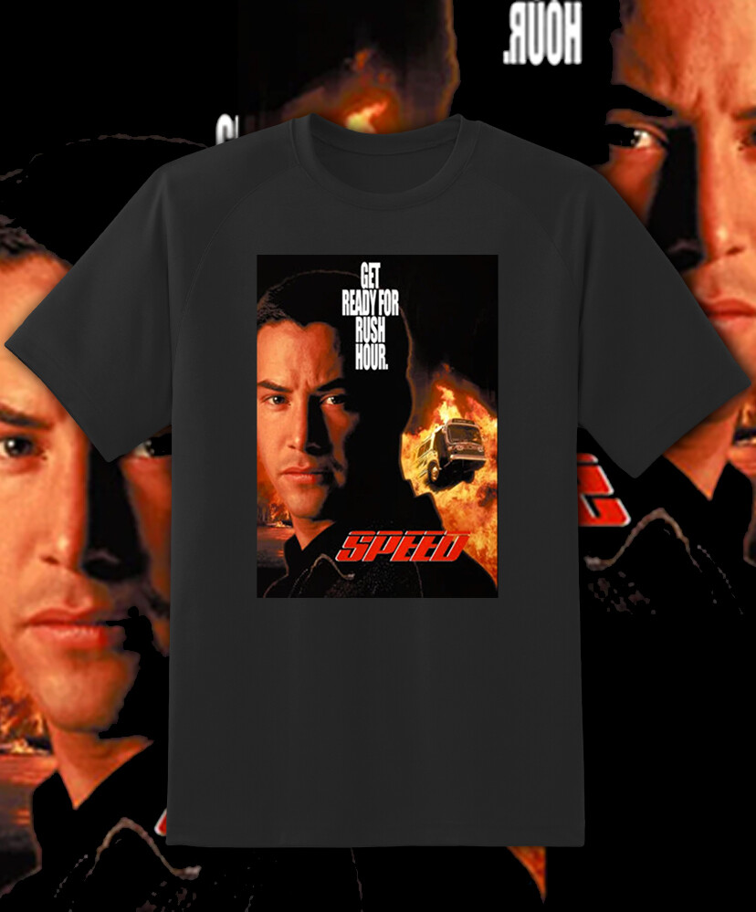 Speed 90’s Action Movie Retro Movie shirt S-6XL! Fast Ship!