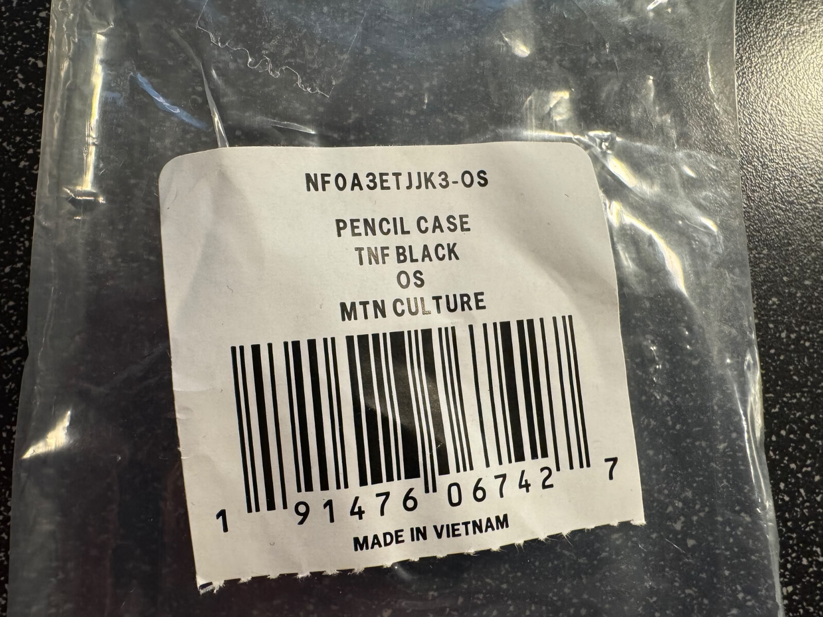 The North Face Pencil Holder – Black TNF