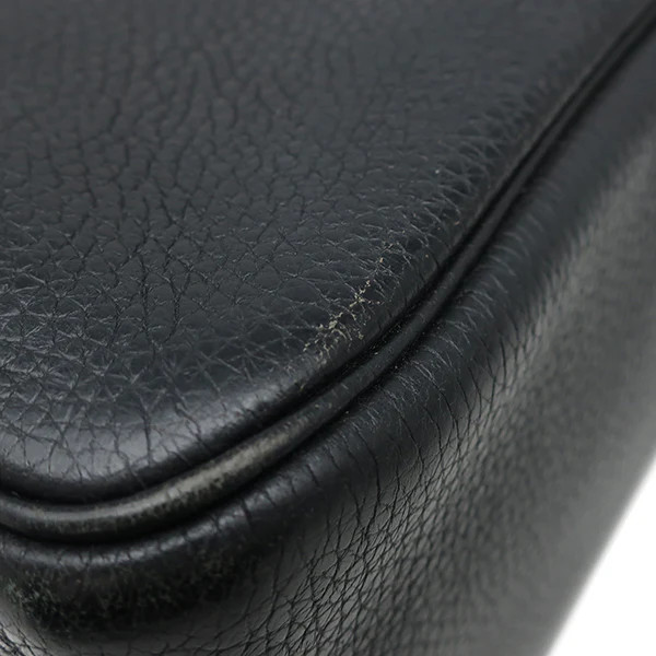 Hermes Lindy 30 2WAY Bag Handbag Black Unisex #HDB141