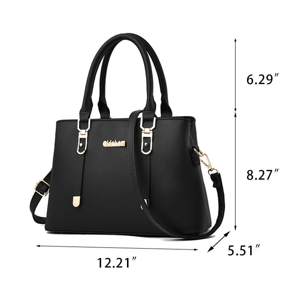 Women Lady Handbags Leather Shoulder Bag Ladies Purse Crossbody Work Bags Gift
