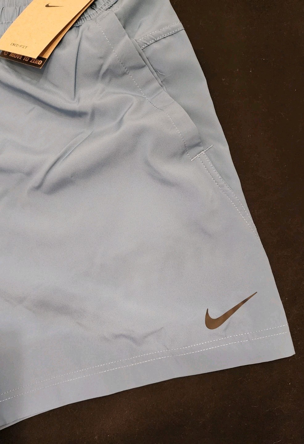 NIKE FORM DRI FIT MEN’S UNLINED VERSATILE 5″ TRAINING SHORTS BLUE # FN4347-NWT