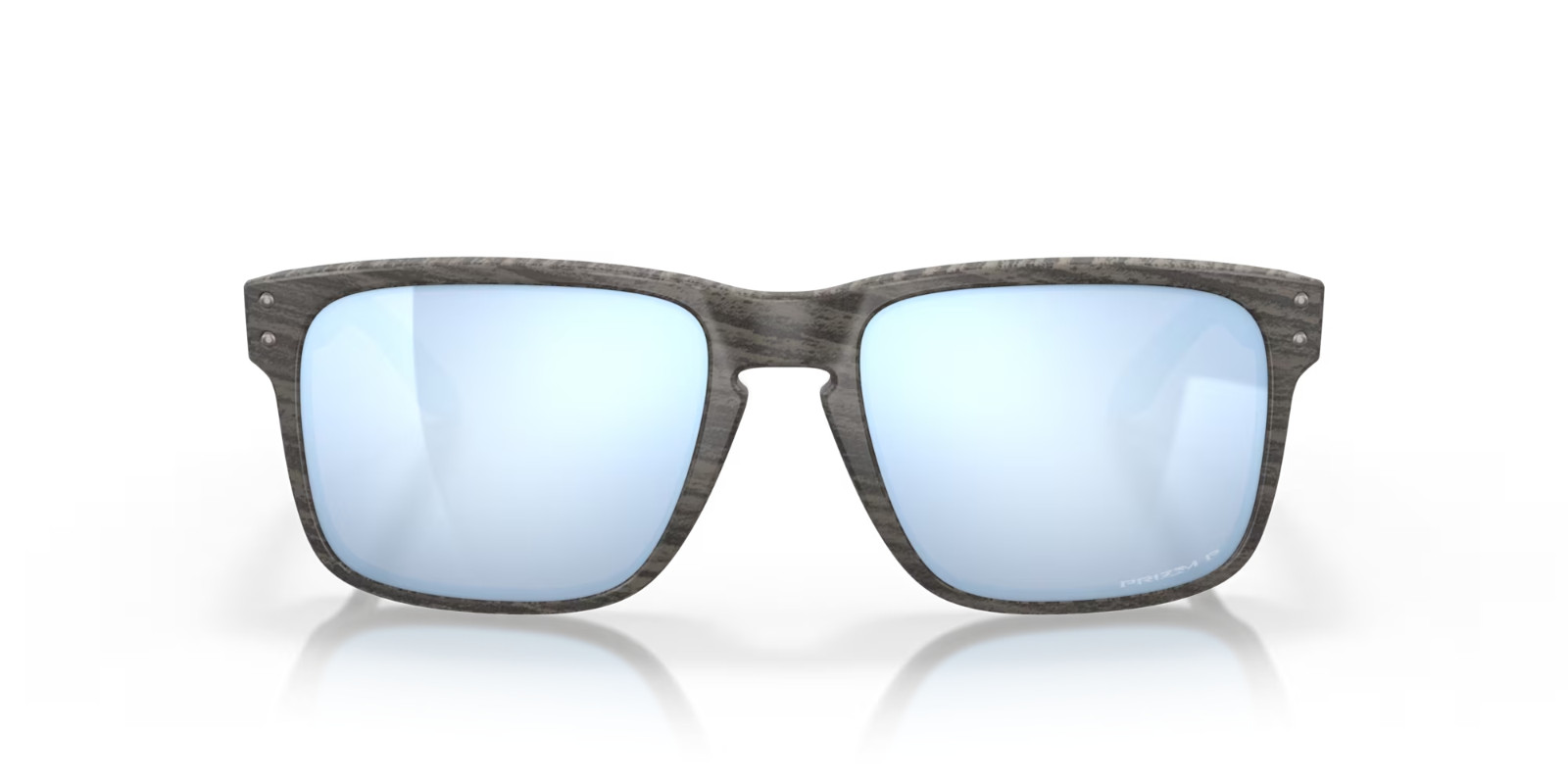 NEW* Oakley HOLBROOK Woodgrain Polarized Deep Water PRIZM H2O Sunglass OO9102-J9