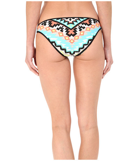 SEAFOLLY KASBAH MULTI STRAP HIPSTER BIKINI SWIM BOTTOM BLACK MULTI SIZE 6 $72