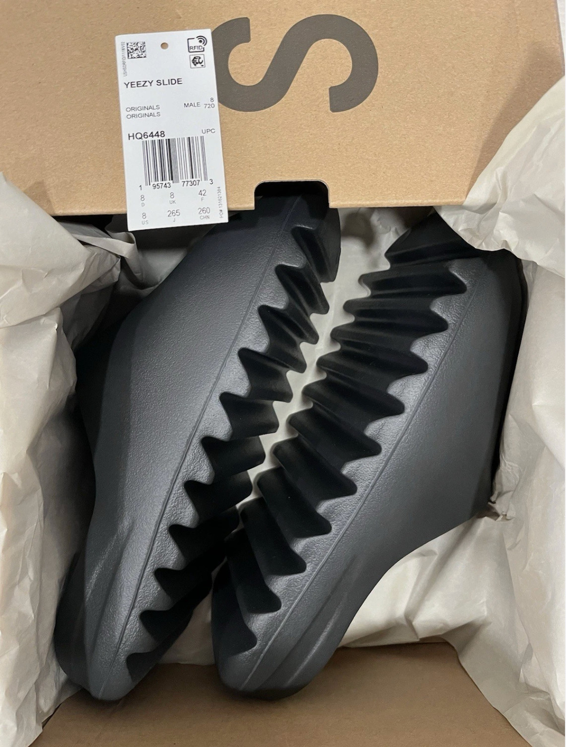 Adidas Yeezy Slide Onyx Size 10-11-12 HQ6448 Brand New Ships Same Day 💯