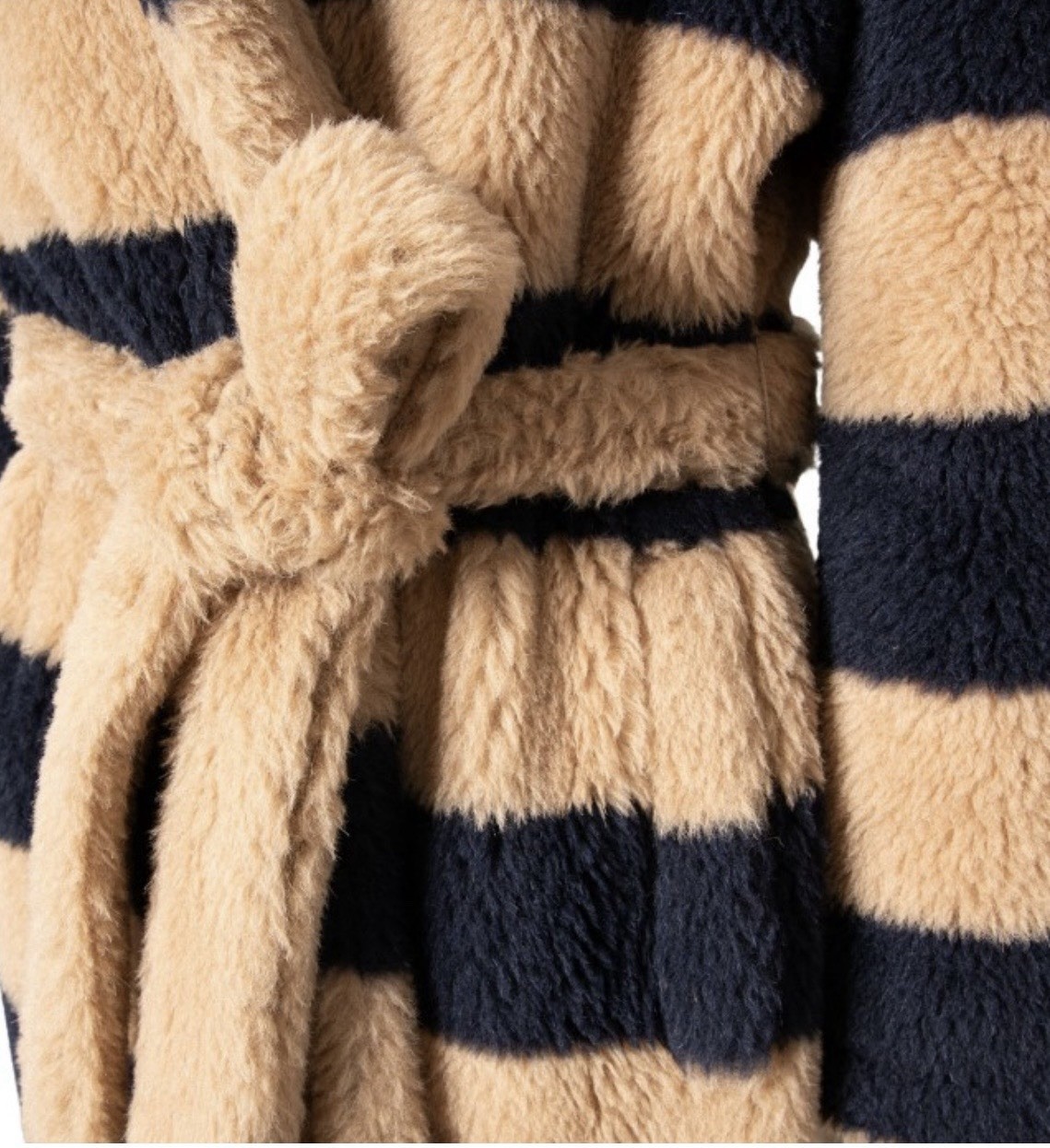 MAX MARA TEDDY BEAR COAT ALPACA/WOOL/SILK – SIZE IT36 -US2-EU32- INT.S/M- New !