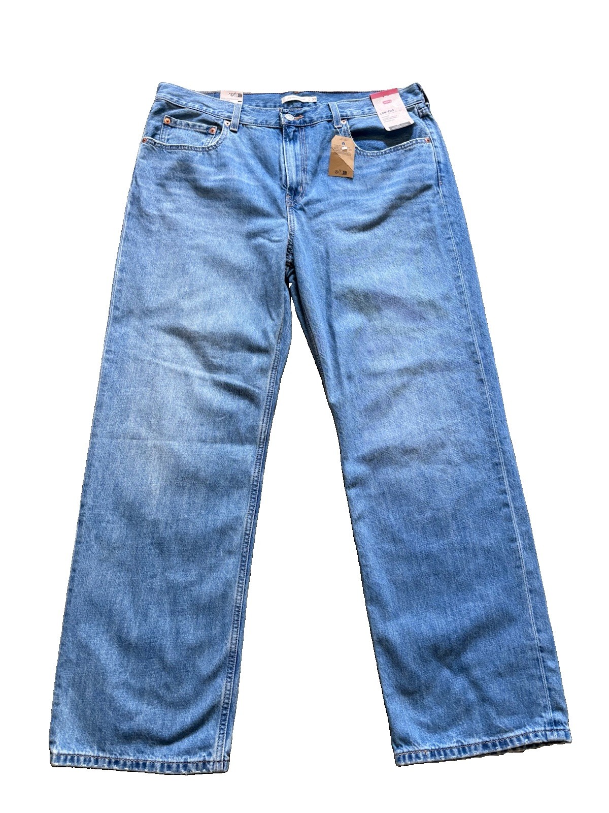 Levi’s Low Pro Straight Jeans Womens Size 33 NWT Mid Rise Cotton 90s Grunge