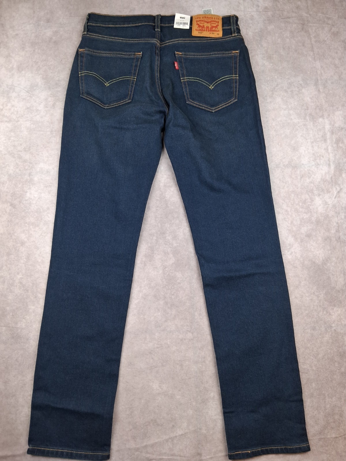 Levi’s 511 Slim Jeans Mens 32×32 Fit Blue All Seasons Tech Stretch Dark Wash NEW