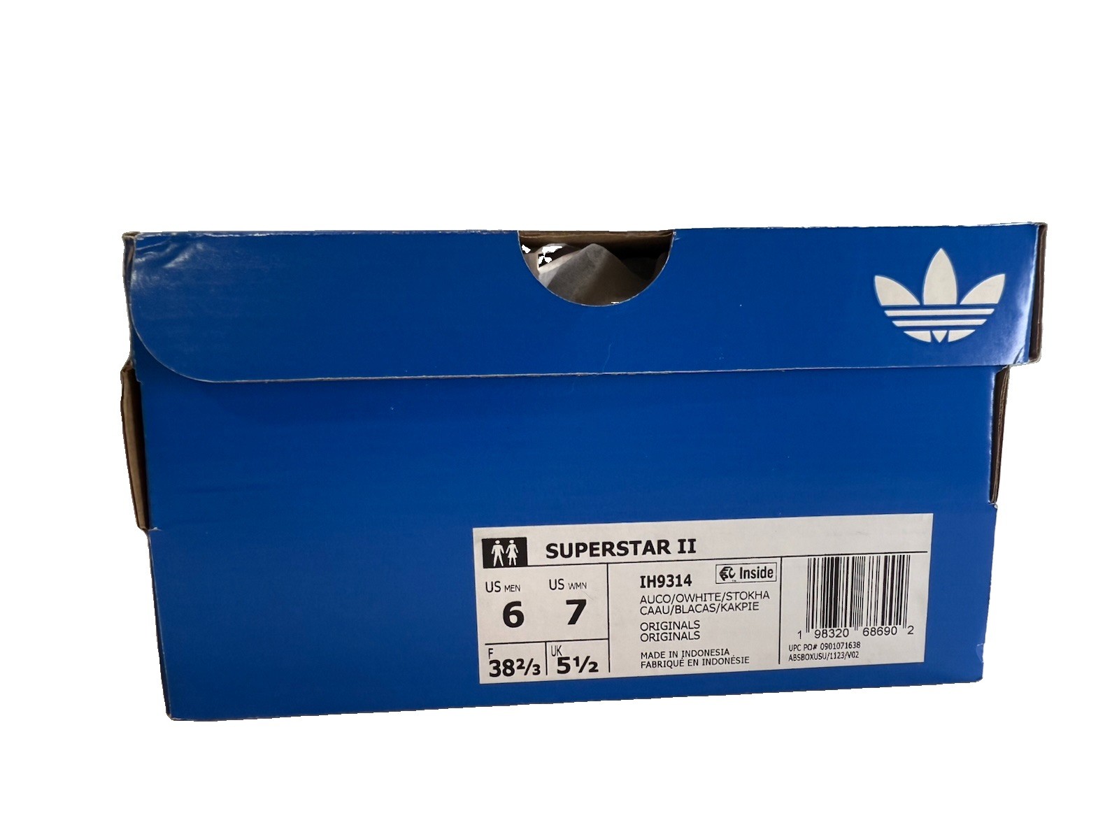 adidas Superstar II Brown Unisex (Men Size 6, Women Size 7) IH9314