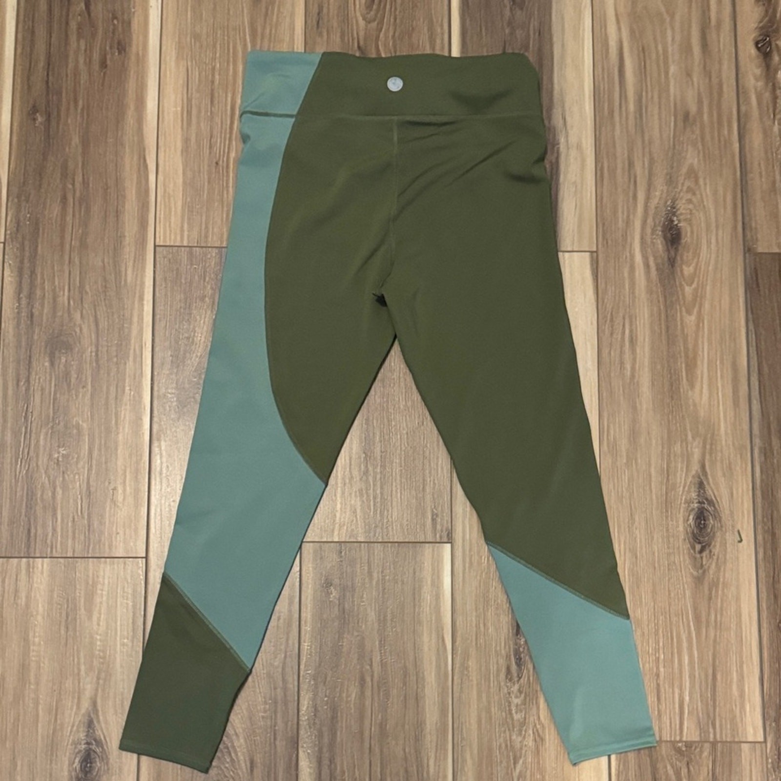 Threads 4 Thought Colorblock Sports Bra Leggings Set Large Green