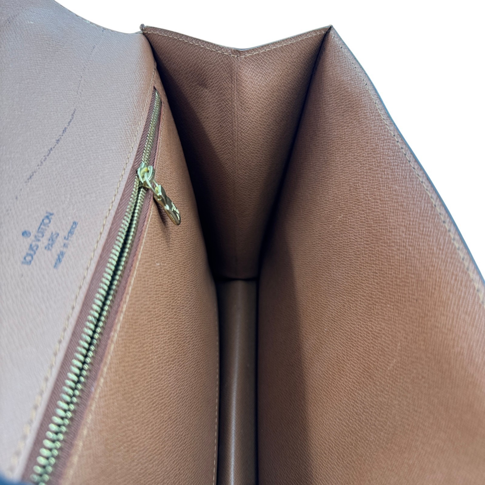 LOUIS VUITTON Monceau Monogram Canvas Brown 2Way Top Handle Crossbody Bag M51187