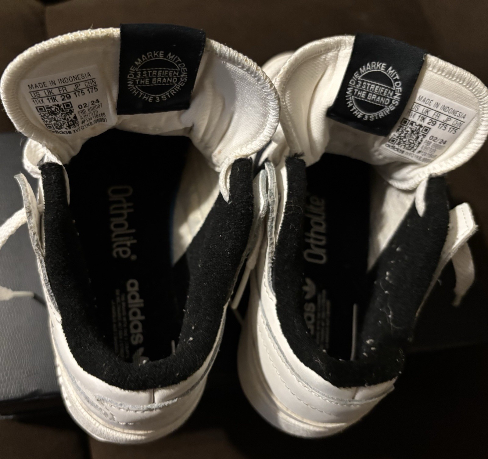 Adidas Forum Low Classics “Core White/Core Black/Core White” 11.5K