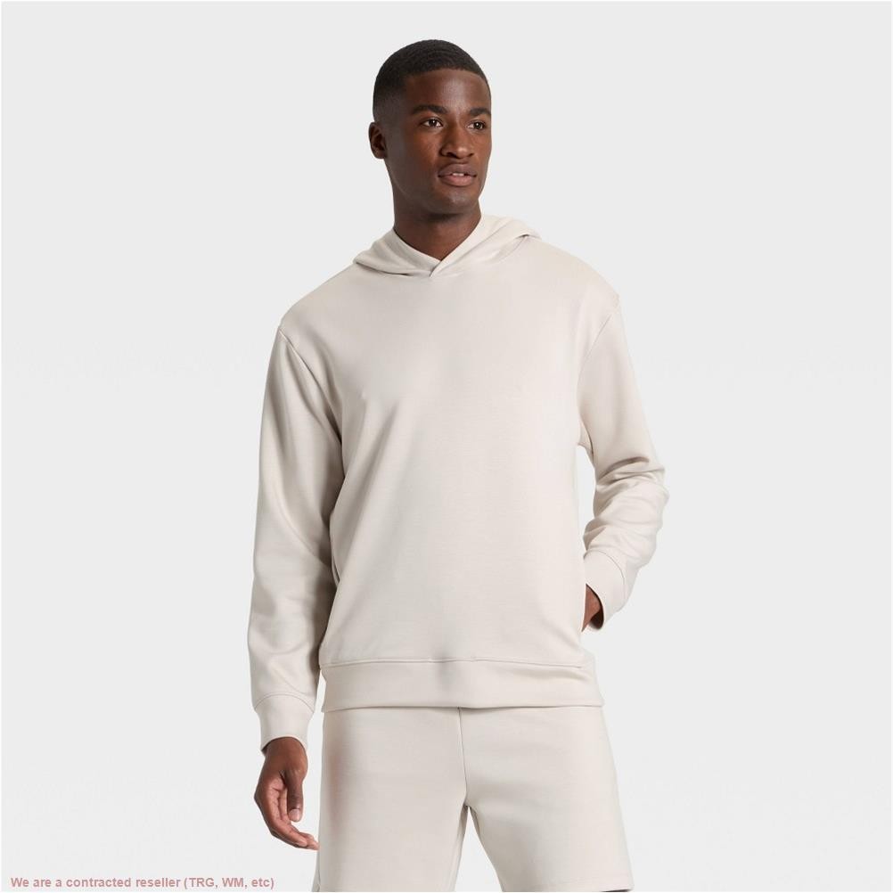 Men’s Spacer Hoodie Sweatshirt – All In Motion Beige L *SEE DEAL!!!*