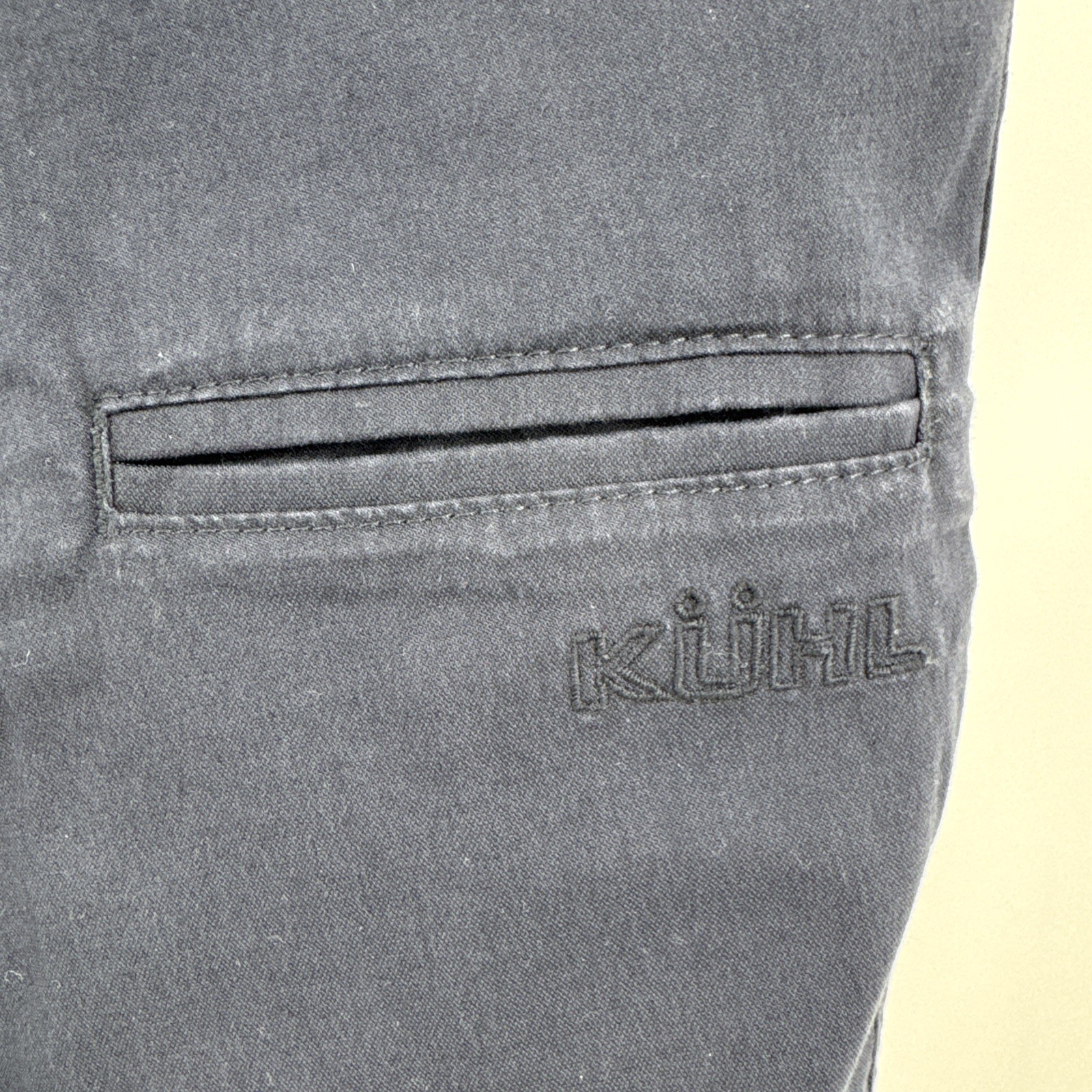 Kuhl Resistor Lite Chino Pants Men 36×34 Navy Blue Stretch Hiking Commuter