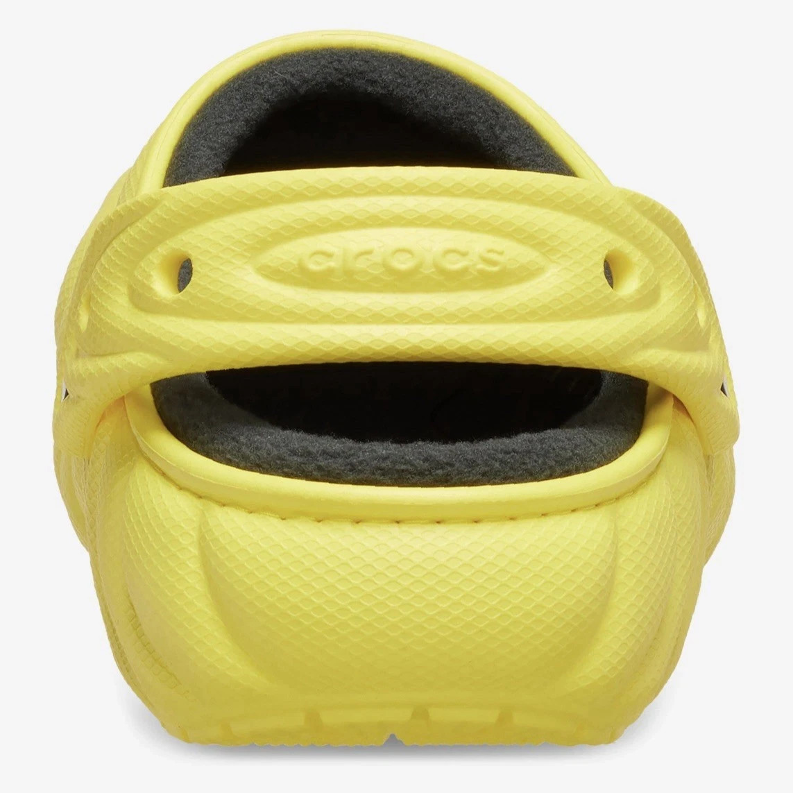 Crocs Classic 210059-100 Clogs Unisex Cyber Yellow Overpuff Lined Slip On DAB11