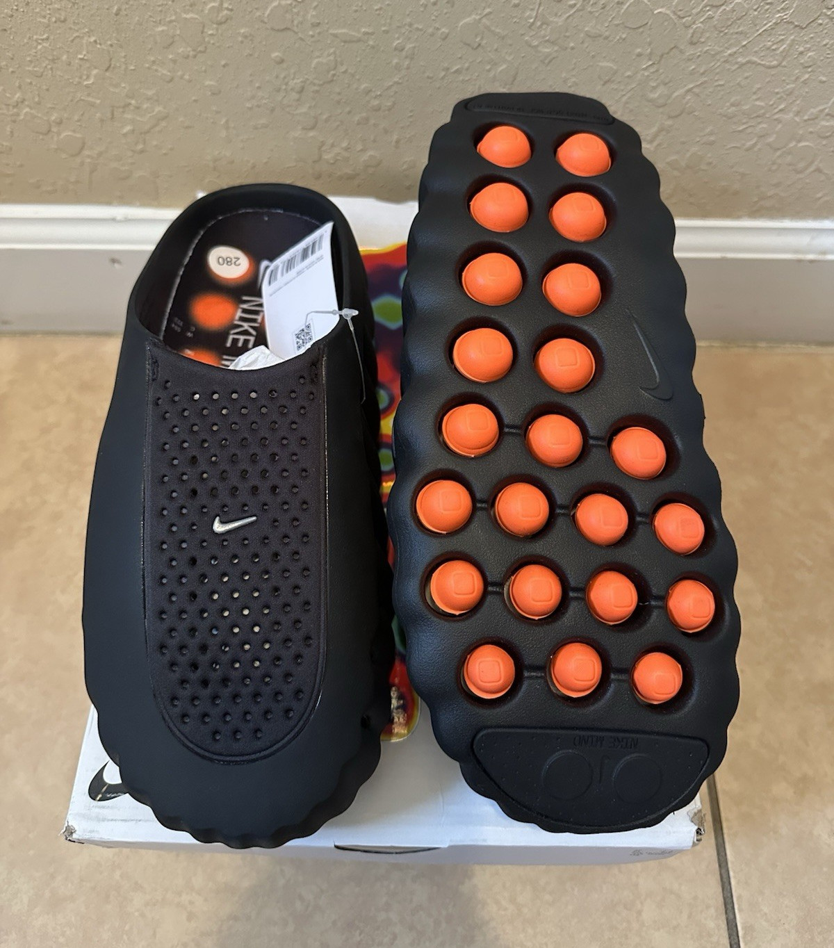 Nike Mind 001, Black/chrome hyper crimson , Size US 10, Brand New.