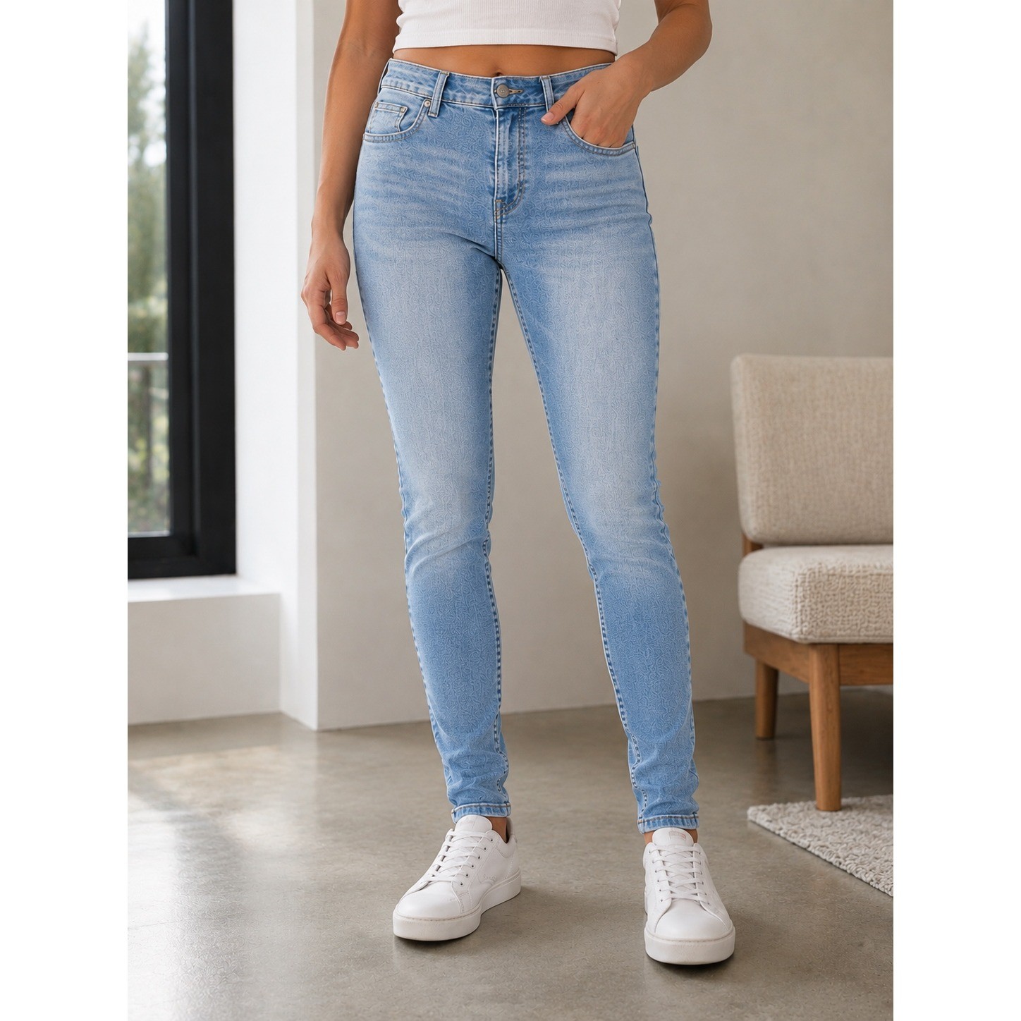 American Eagle Next Level Stretch High Rise Jegging moon stone Light 6 Reg nwt