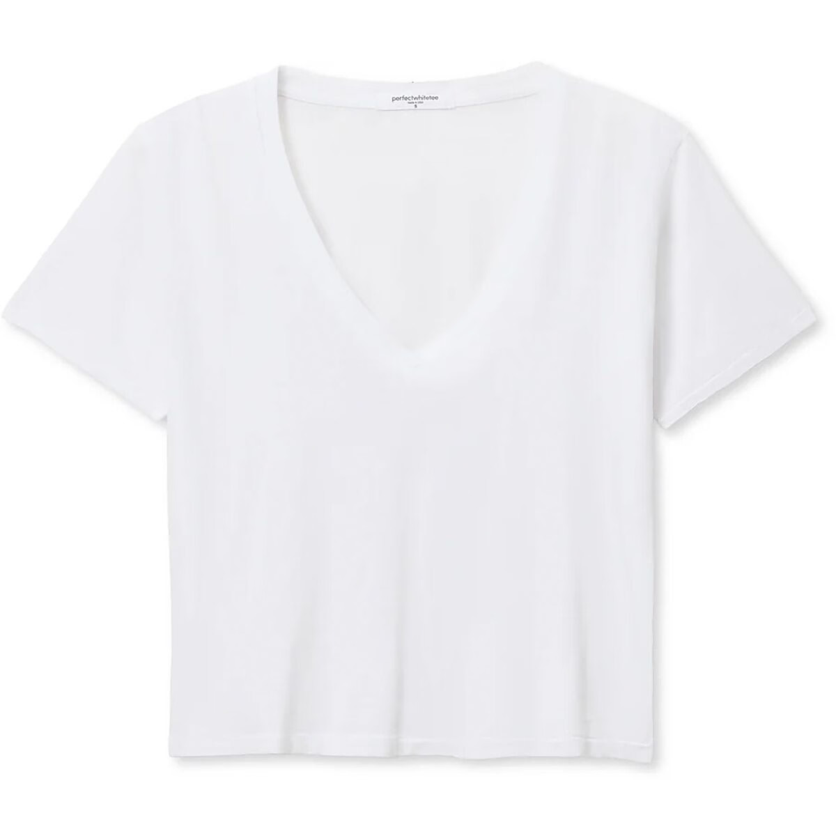 perfectwhitetee Beckett Cotton V Neck T-Shirt – Women’s
