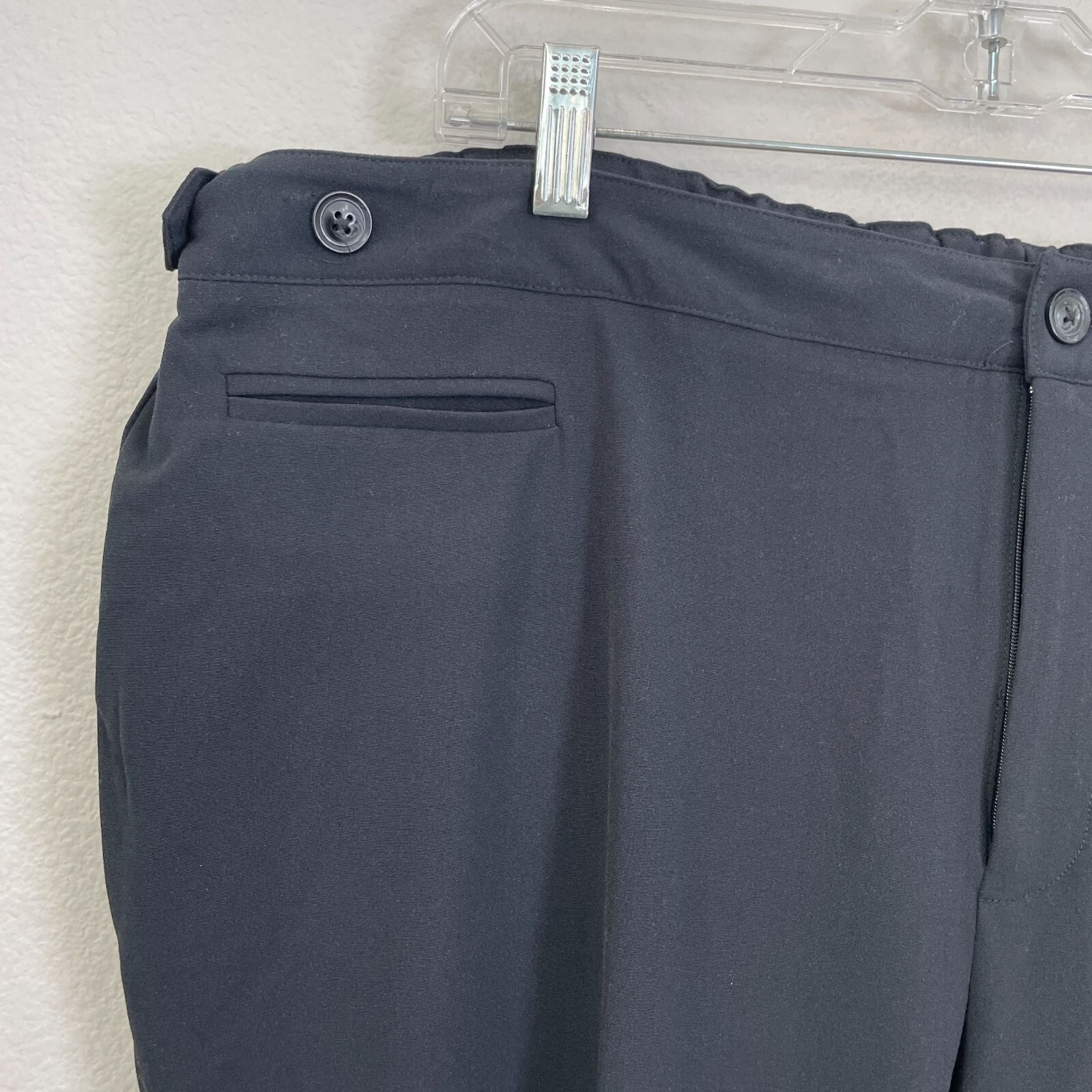 NEW Catherines Womens Plus 22W Jayne Pants Adjustable Side Tabs Black Trousers