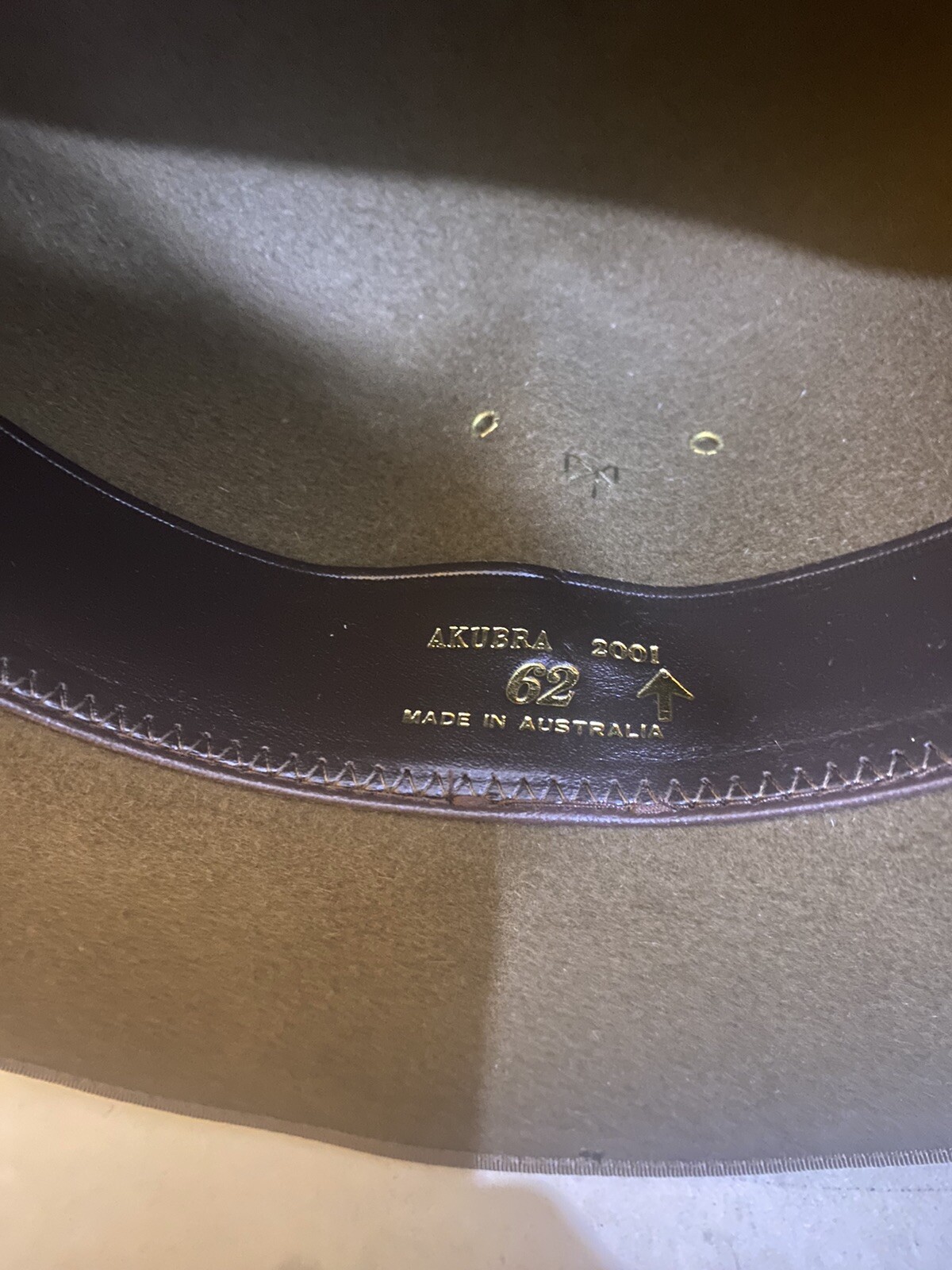 Brand New AKUBRA 2001 Australian Army Slouch Hat Size 62