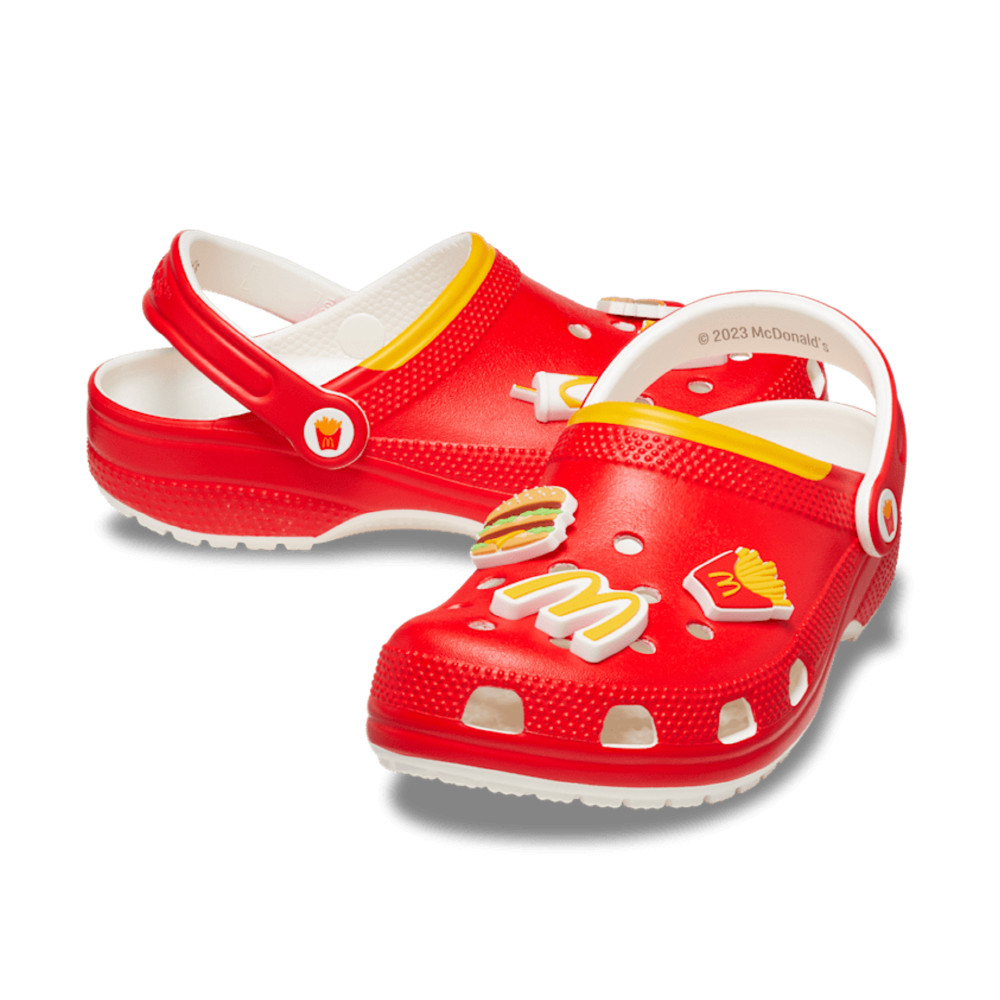 New CROCS Womens MCDONALD’S X CROCS CLASSIC CLOG 209858-90H UNISEX US W 6 – 9