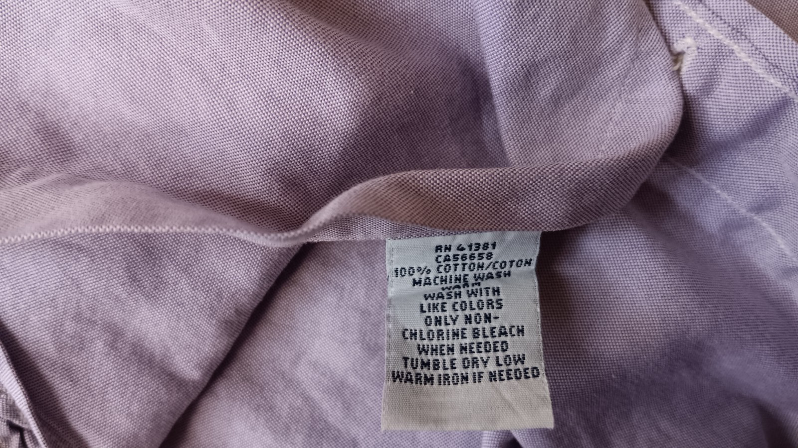 Ralph Lauren Men’s Classic-Fit Oxford Shirt Lavender 15 1/2 39 Cotton