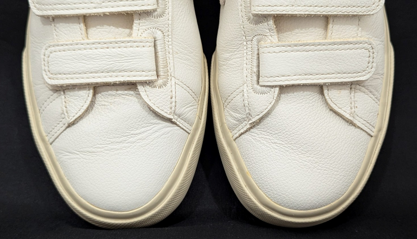 VEJA RECIFE Logo Sneakers EXTRA- WHITE/NATURAL 3 Strap Shoes W 9 M 7 EU 40 $180*