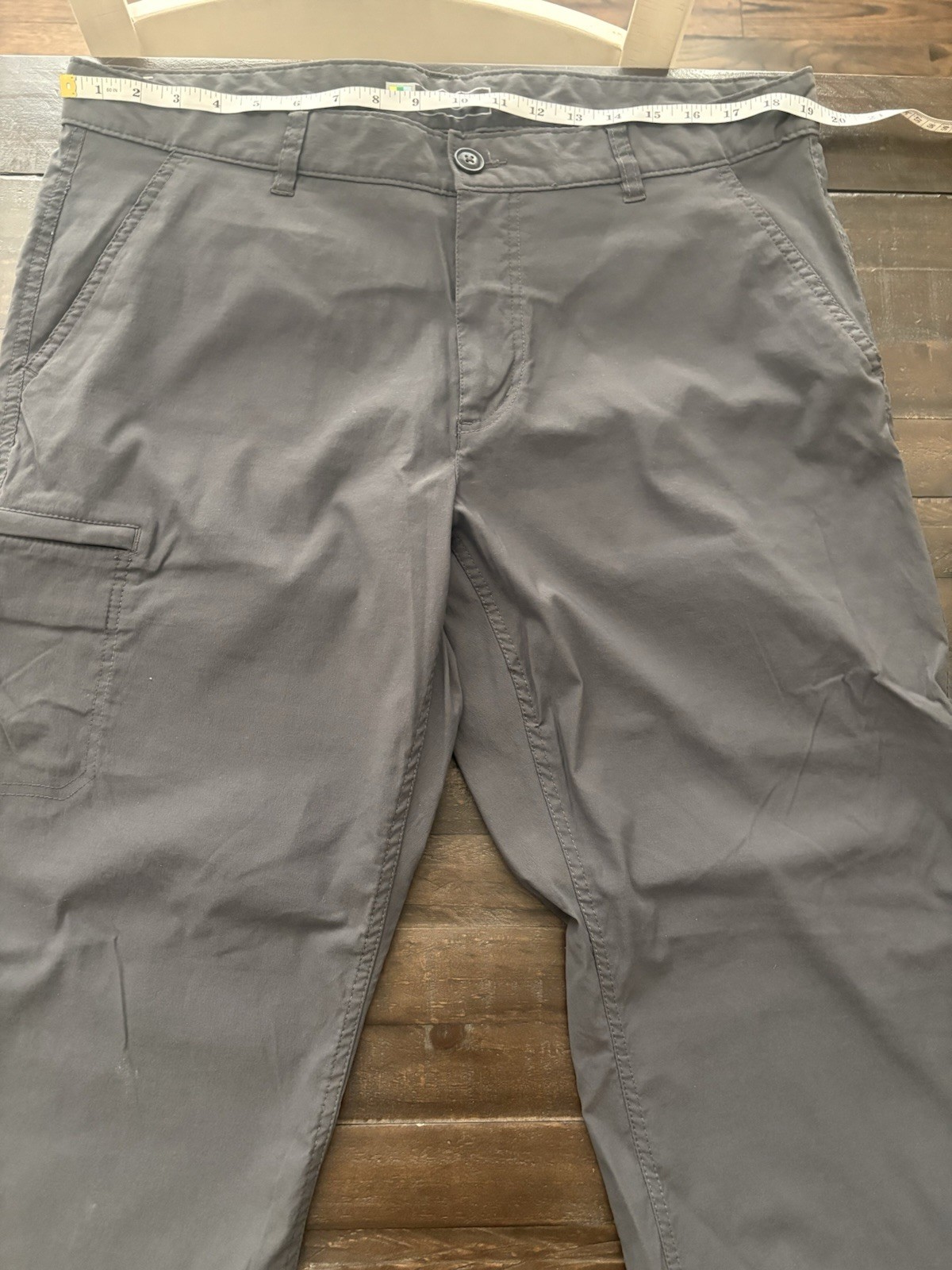 Unionbay UB Tech Classic Fit Casual Pants Men’s 38 Gray Straight Leg Stretch