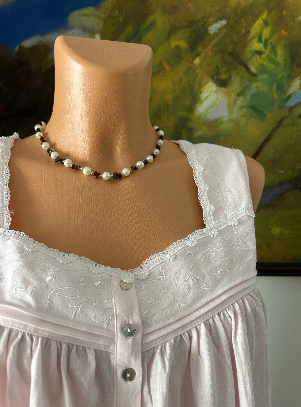NWT Classics by Eileen West Pink Cotton Nightgown