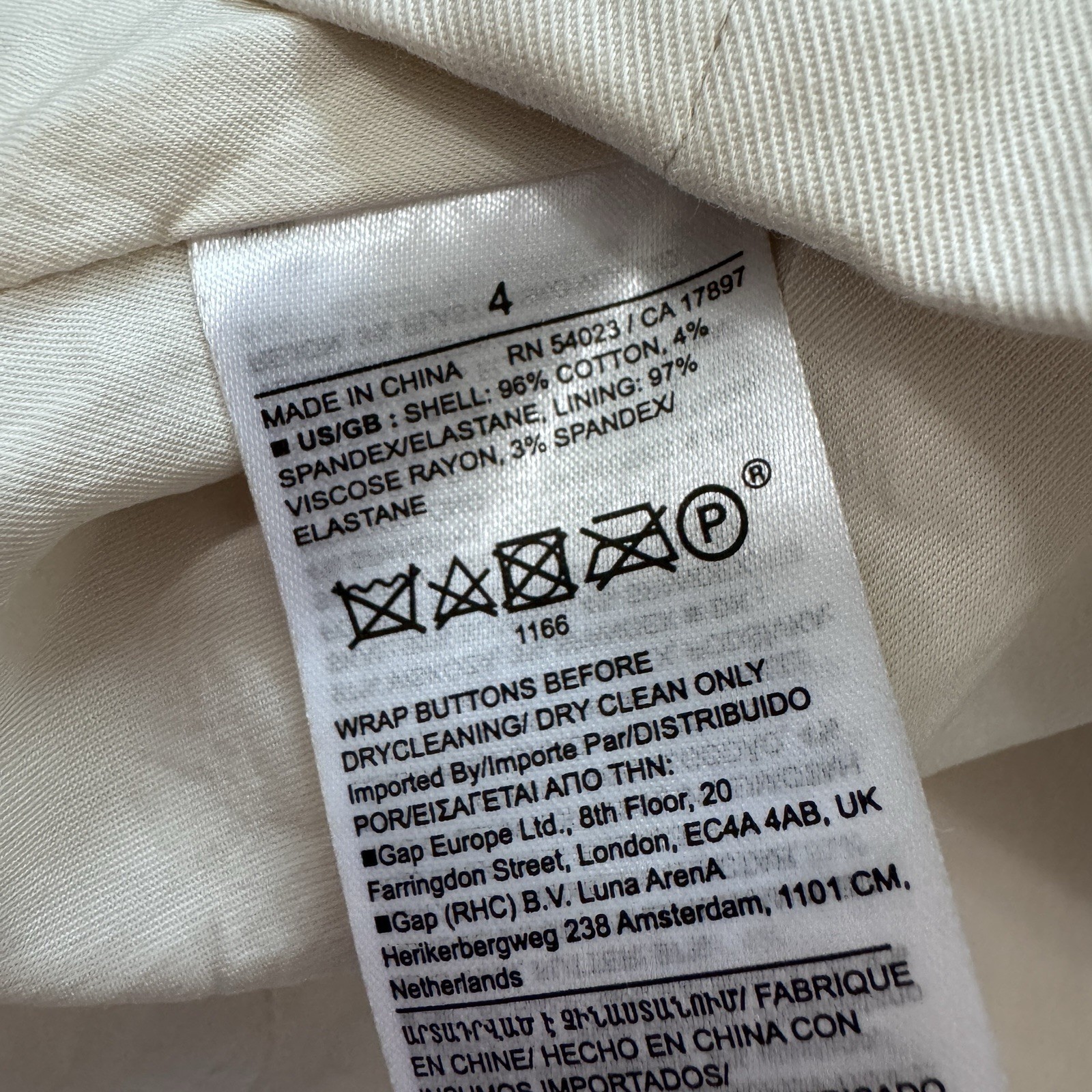 BANANA REPUBLIC Women’s 4 Cream Linen Blend Button-Up Sleeveless Vest Preppy 90s