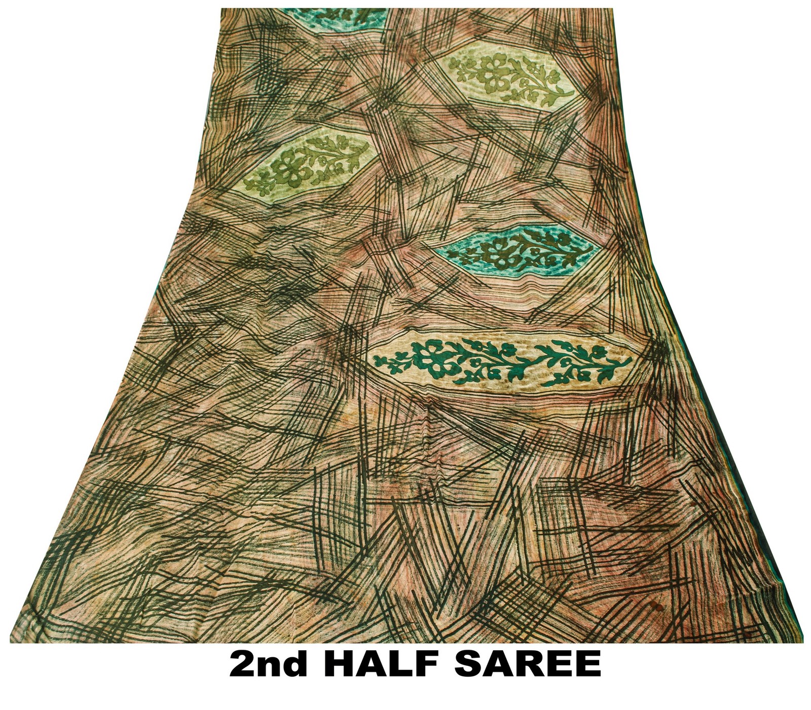 Sanskriti Vintage Pure Georgette Silk Sarees Abstract Printed Sari 5+Yd Fabric