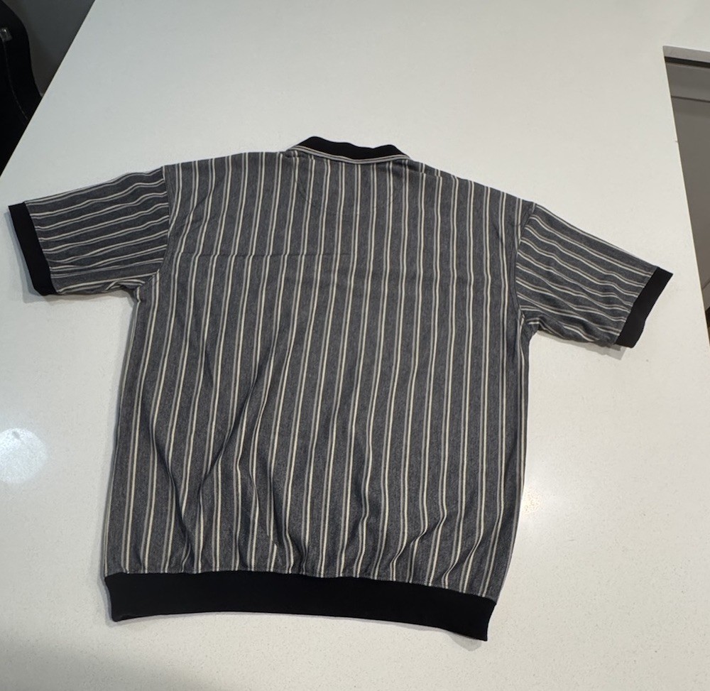 Safe Harbor Men’s Striped Polo Shirt – Classic Casual Style