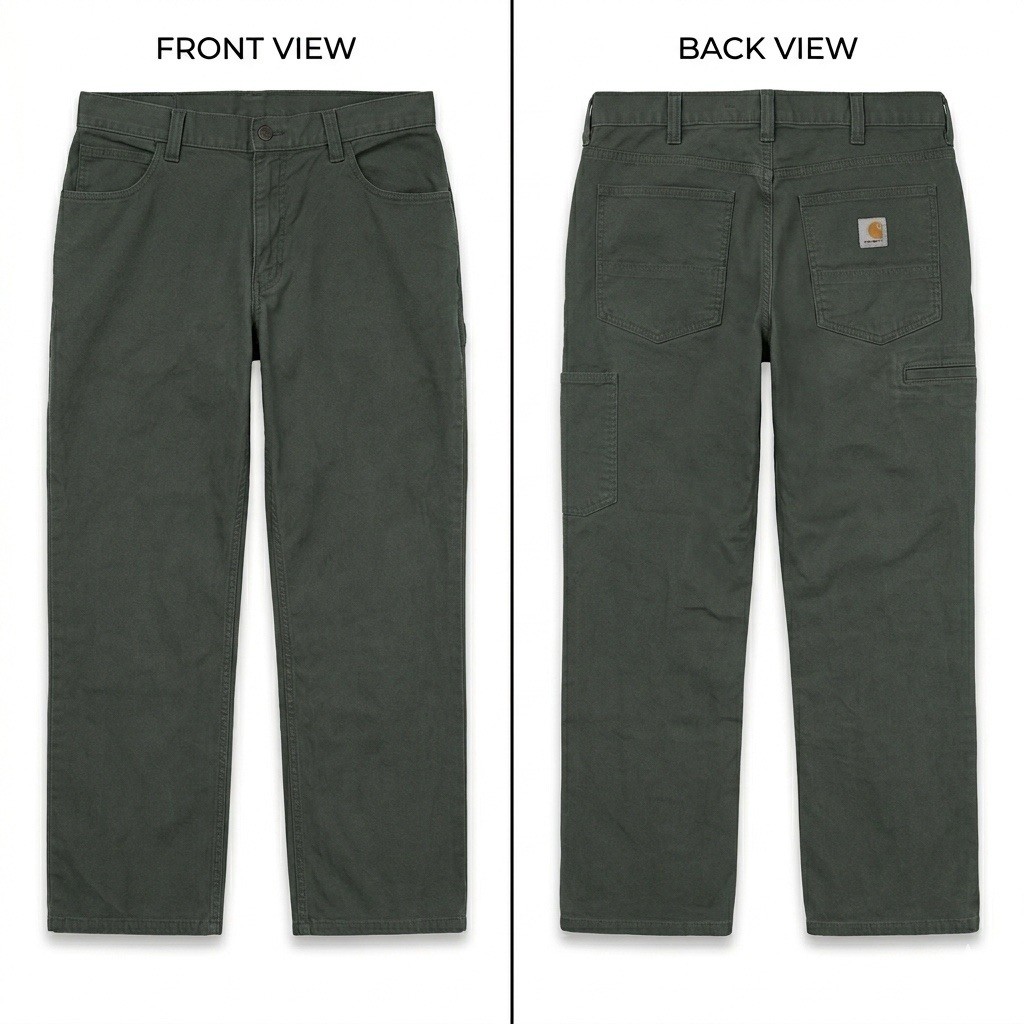 Men’s Carhartt Relaxed Fit 36×28 Olive Green Pants