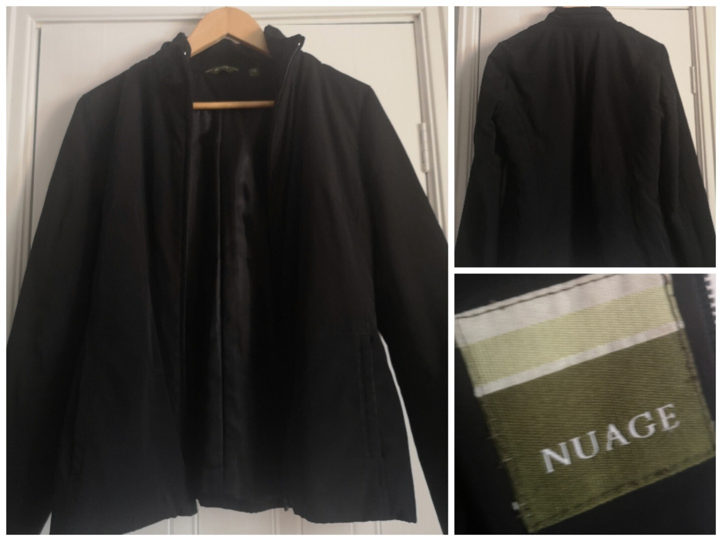 Women’s padded winter jacket Debenhams NUAGE 12 BLACK Smart *hood missing *