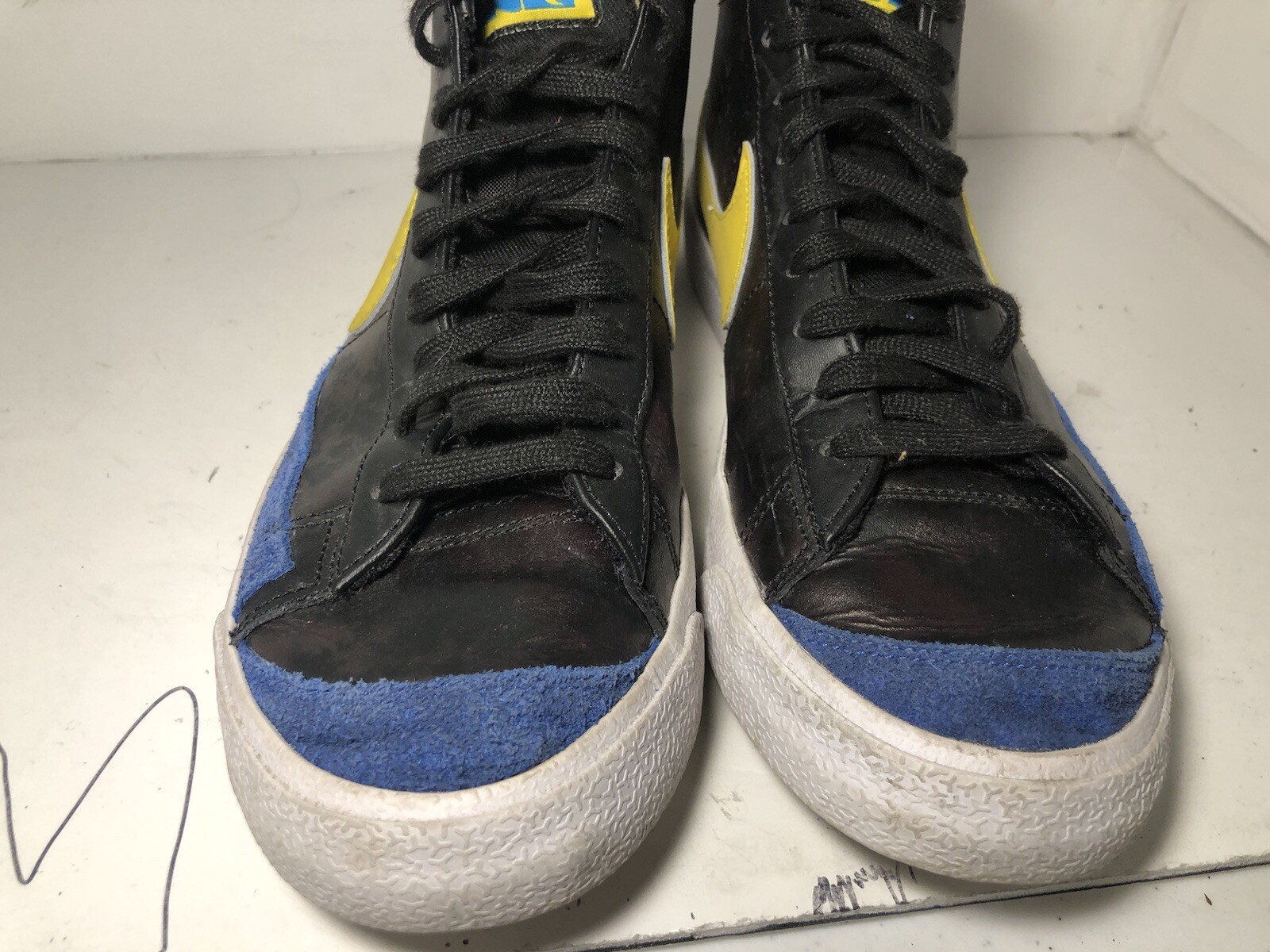 Nike Mens Blazer Mid DC1414-001 Black Basketball Shoes Sneakers Size 9