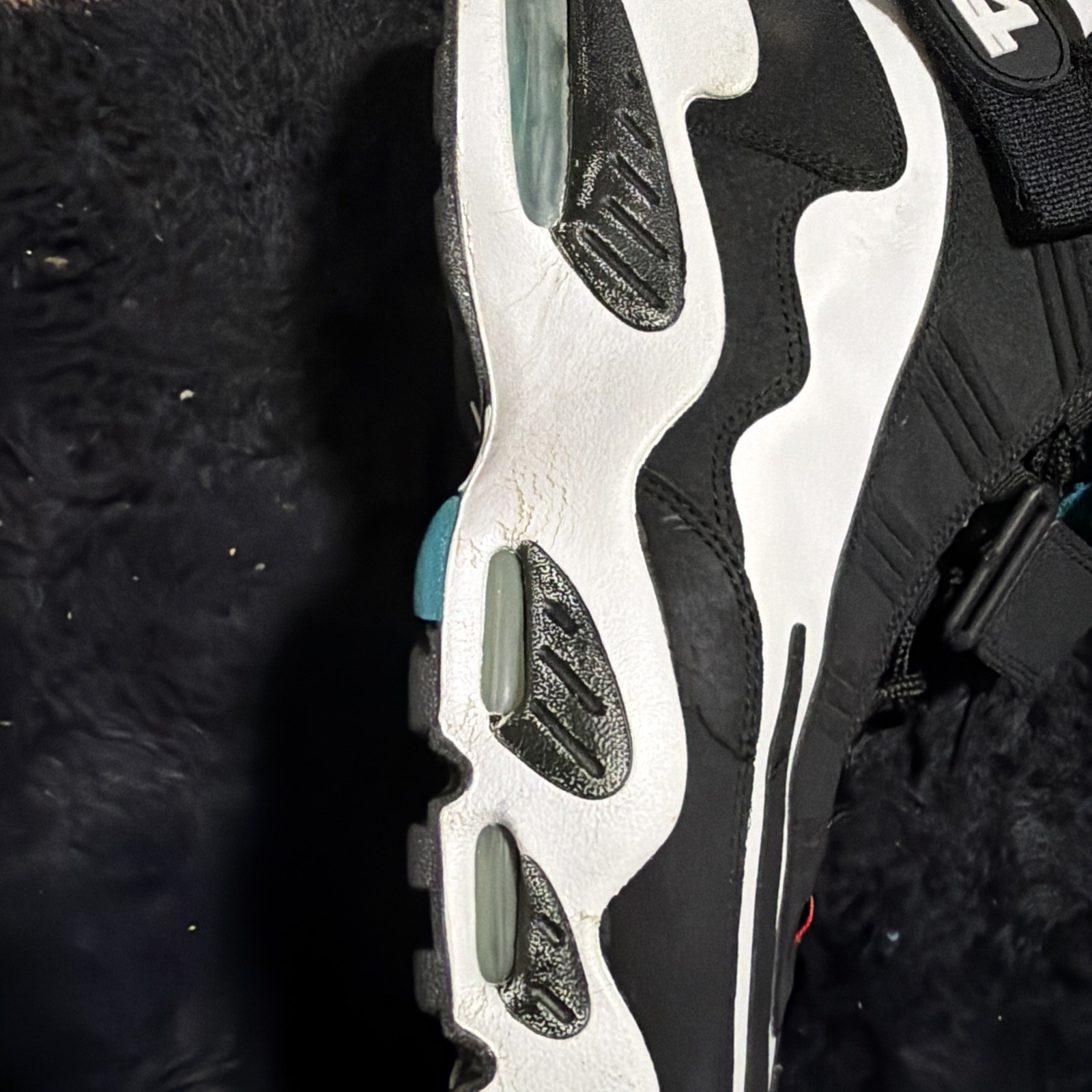 Nike Air Griffey Max 1 Freshwater Black White Teal Size 12 2009 Vintage