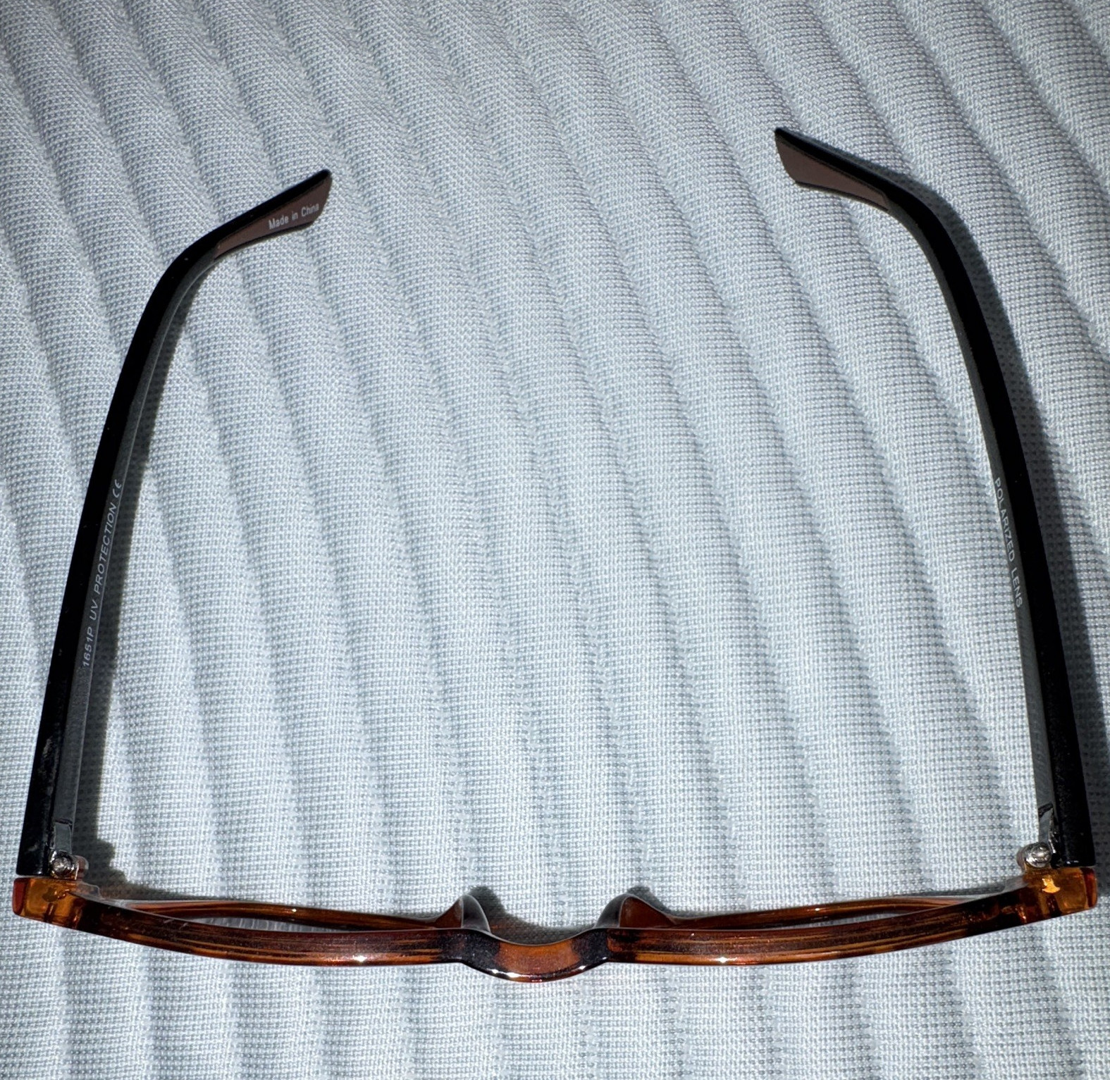 Men’s Tortoise Shell Rectangle Sunglasses Brown Lenses UV400 Lightweight