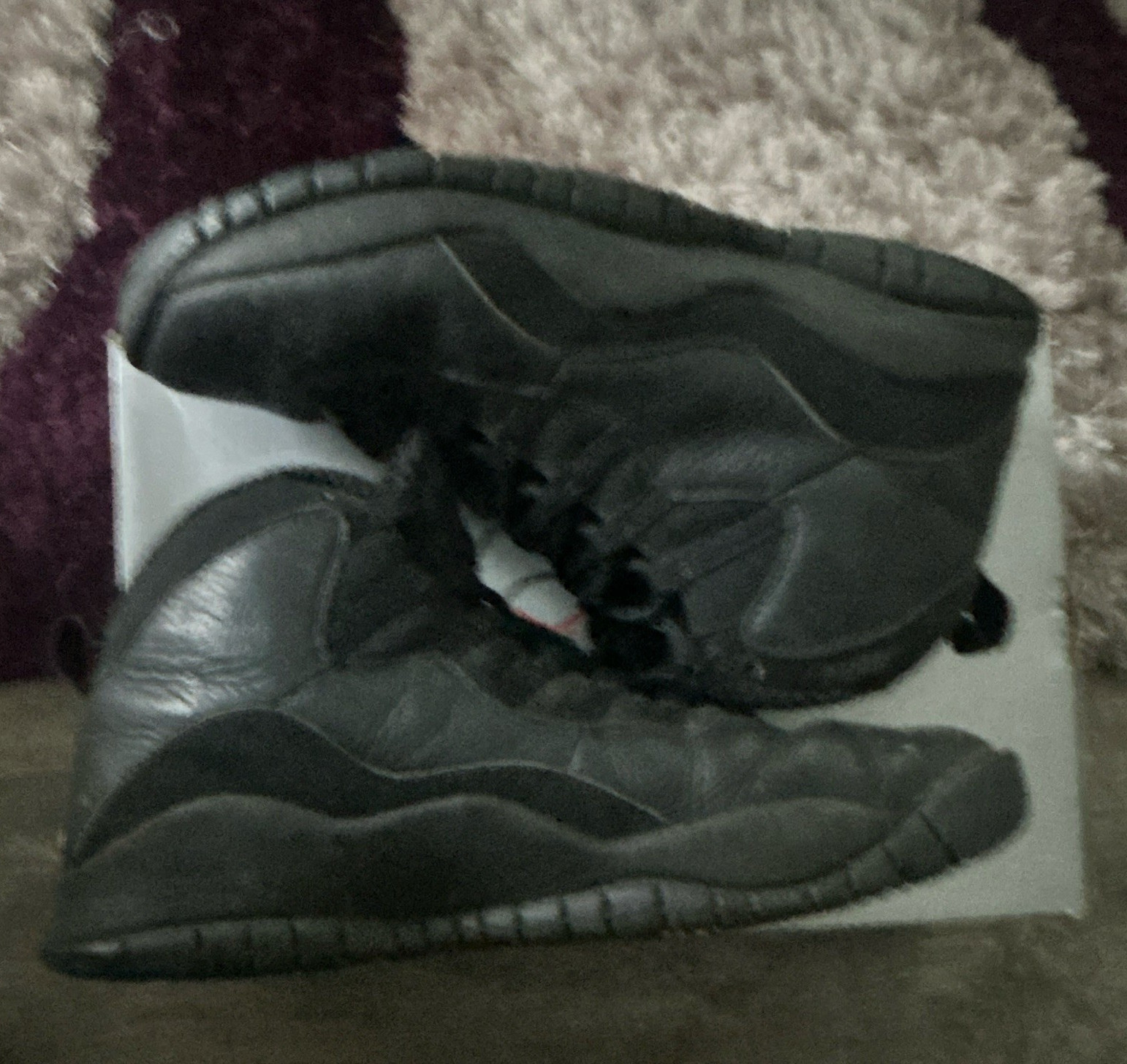 Jordan Air Jordan 10 Retro Stealth Black/White 2005 310805-010 Men