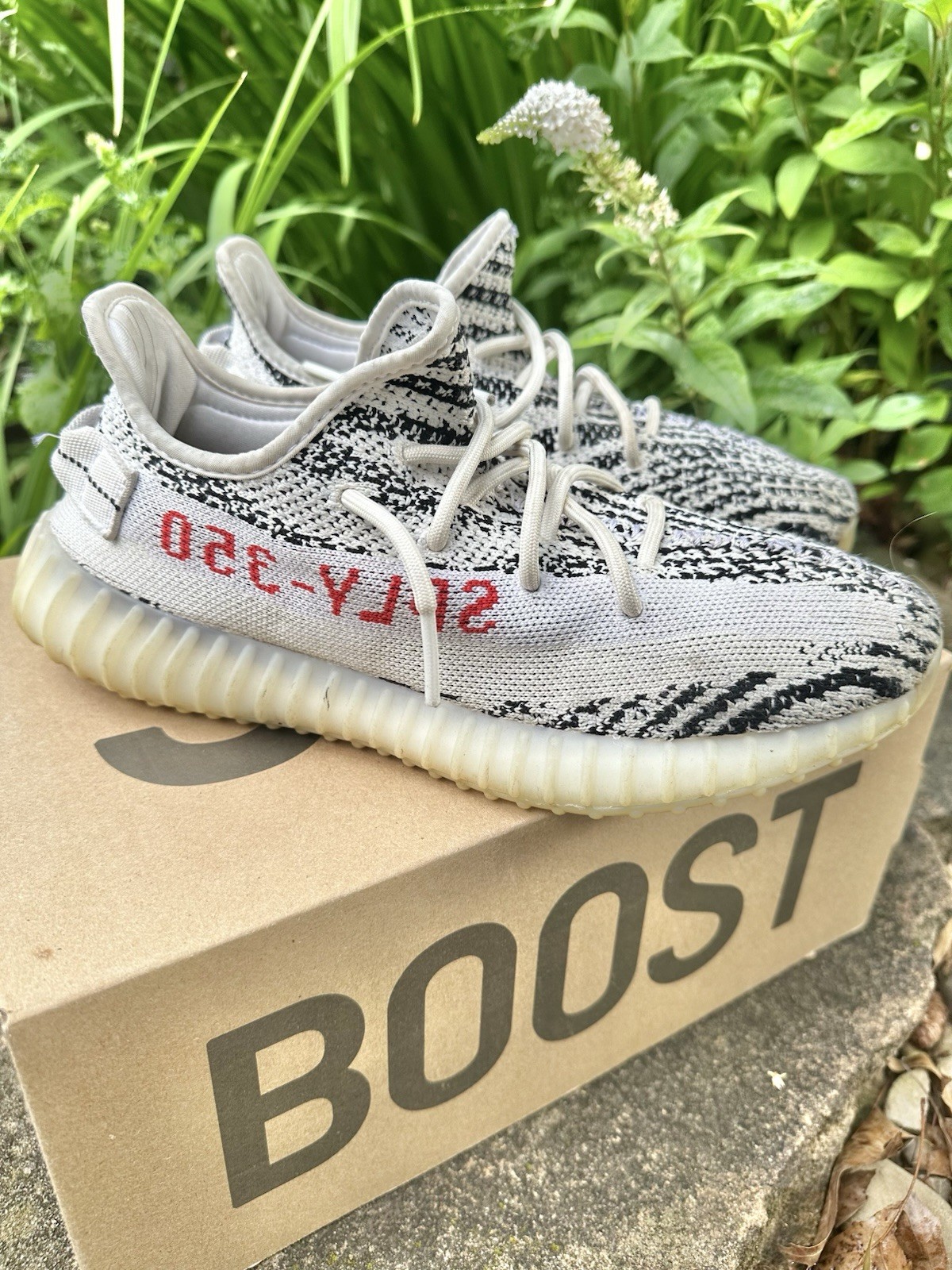 adidas Yeezy Boost 350 V2 Zebra White/Black/Red Low Top CP9654 2017
