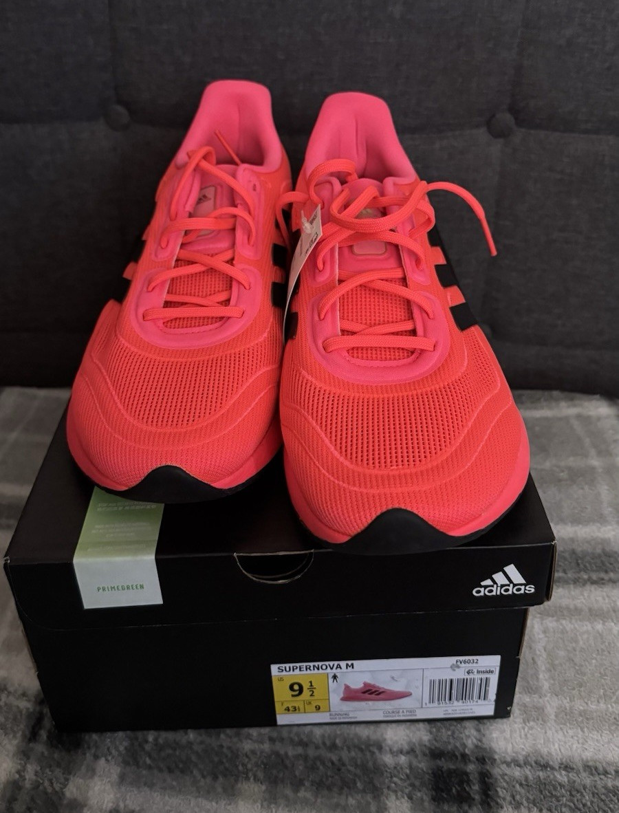 adidas Supernova ‘Signal Pink’ Pink/Black Low Top Lace-Up Running FV6032