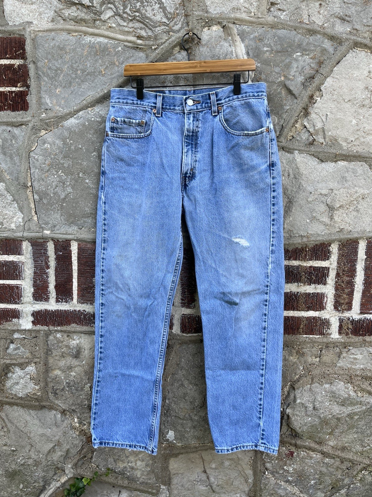 Levi’s 505 Denim Jeans Vintage Blue Regular Fit W34 L30