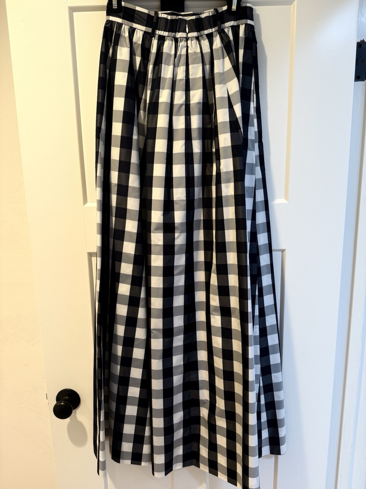 J. Crew Ball Maxi Gingham Plaid Tulle Lined Full A-line Skirt Size 4