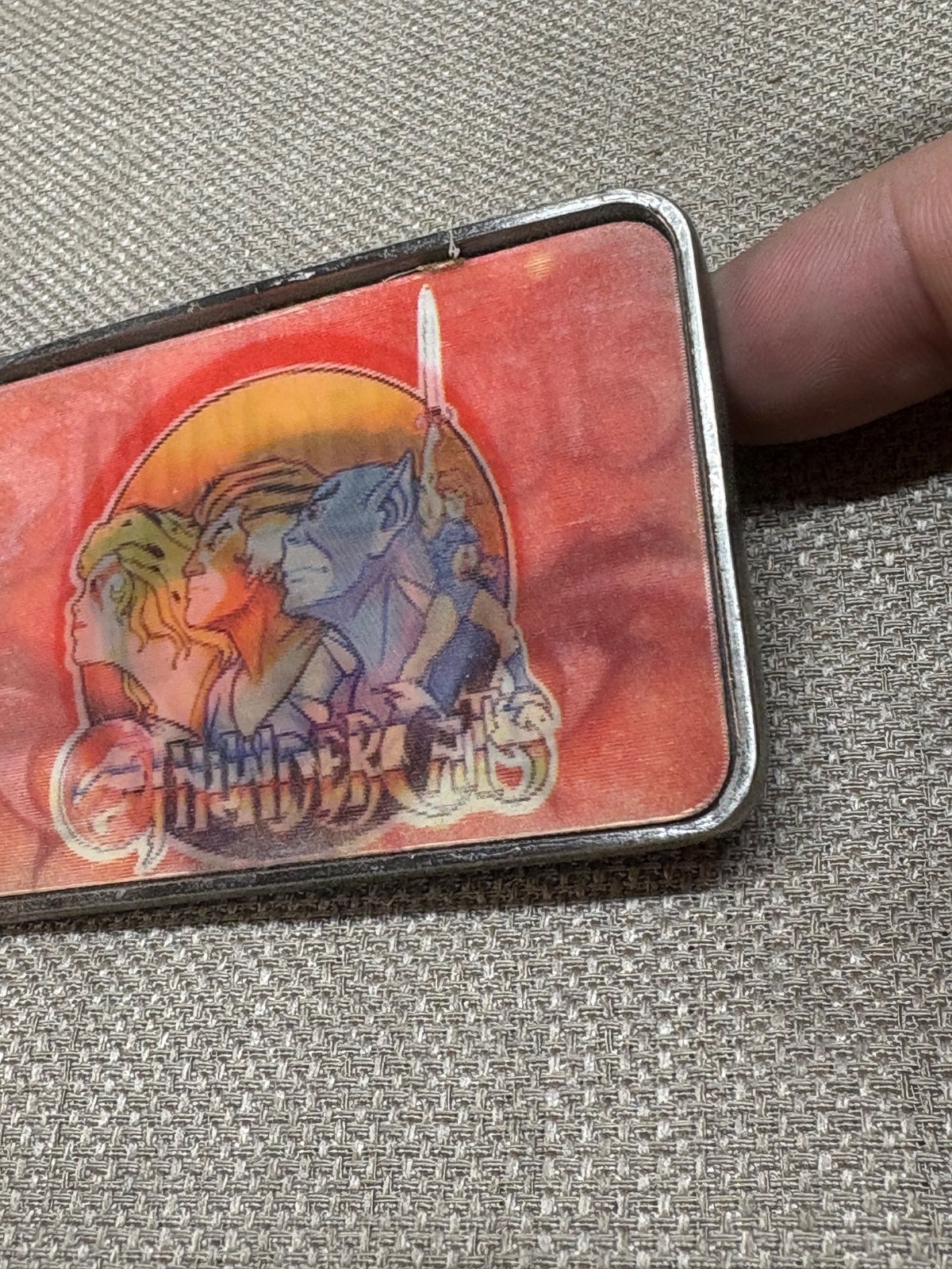 Thundercats Metal Belt Buckle Changes Image As Shown Vintage 3 1/4″